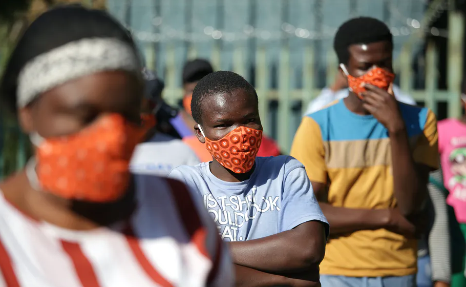 wearing mask